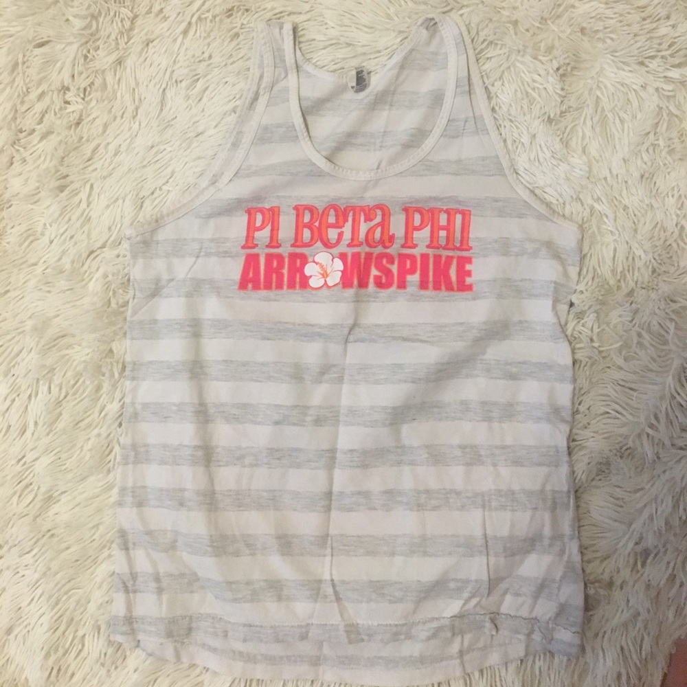 Pi Beta Phi Arrowspike beach theme tank top!